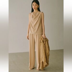 ánuans Straight Pants in Beige size S